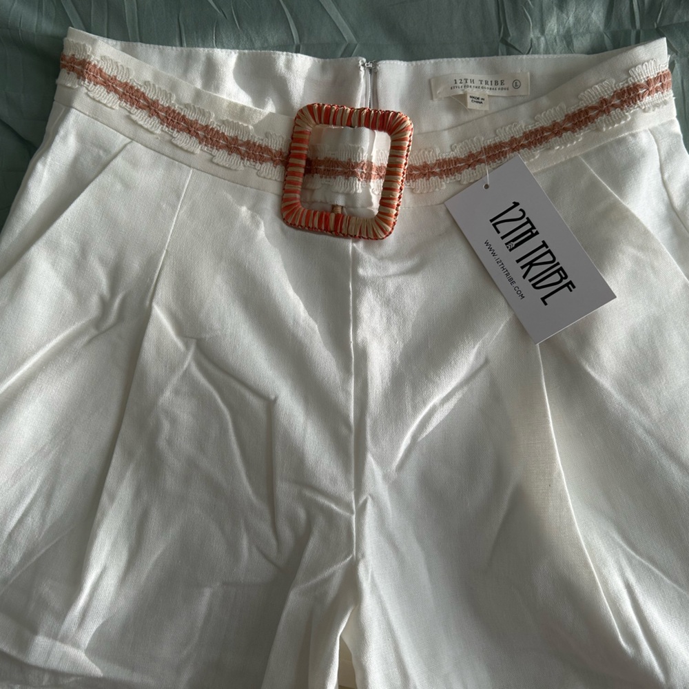 12th Tribe Summer Night City Buckle Trousers